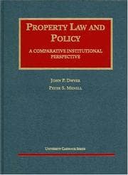 Tapa de Property law and policy
