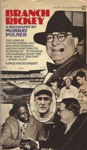 Tapa de Branch Rickey biography