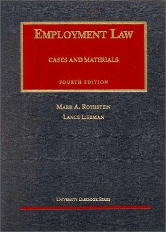 Tapa de Employment law