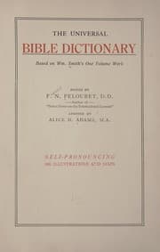 Tapa de The universal Bible dictionary
