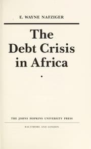 Tapa de The debt crisis in Africa