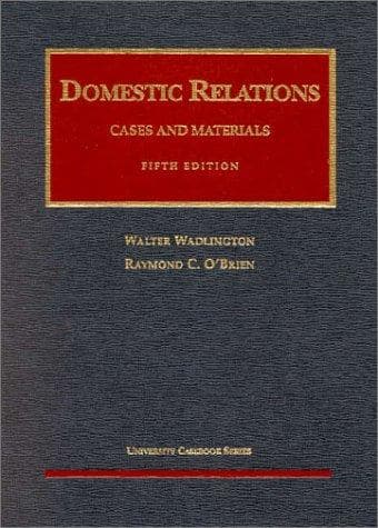 Tapa de Domestic relations
