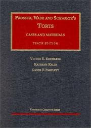Tapa de Prosser, Wade, and Schwartz's torts