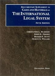 Tapa de Documentary Supplement to Cases and Materials on the International Legal System