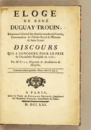 Tapa de Eloge de René Duguay-Trouin
