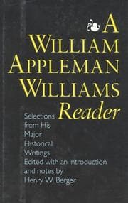 Tapa de A William Appleman Williams reader