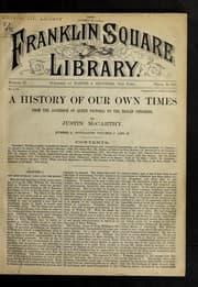 Tapa de A history of our own times from the accession of Queen Victoria to the Berlin congress