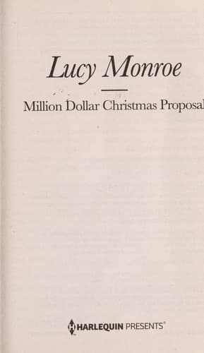 Tapa de Million Dollar Christmas Proposal