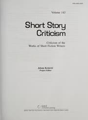 Tapa de Short story criticism