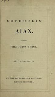 Tapa de Sophoclis Aiax