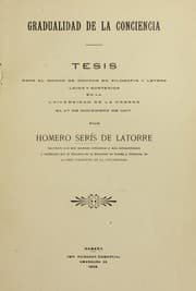 Tapa de Gradualidad de la conciencia