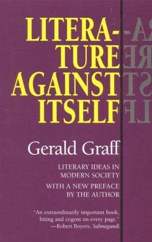Tapa de Literature against itself