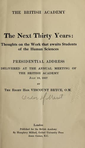 Tapa de The next thirty years