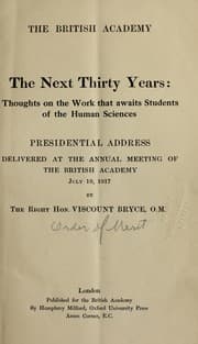 Tapa de The next thirty years