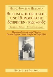 Tapa de Bildungstheoretische und Pädagogische Schriften 1949–1967
