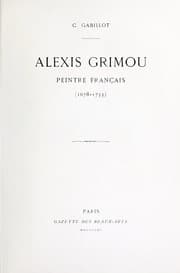 Tapa de Alexis Grimou, peintre français, 1678-1733