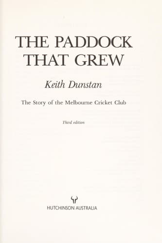 Tapa de The paddock that grew