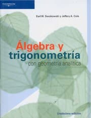 Tapa de Algebra y trigonometria con geometria analitica/ Algebra And Trigonometry With Analytic Geometry