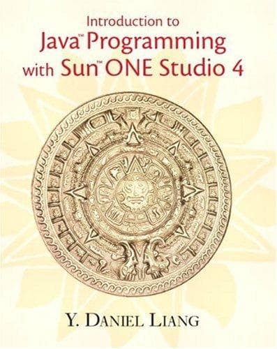 Tapa de Introduction to Java Programming with Sun ONE Studio 4