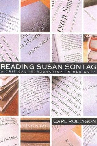 Tapa de Reading Susan Sontag