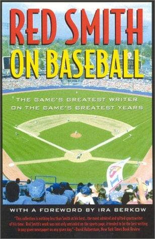 Tapa de Red Smith on Baseball