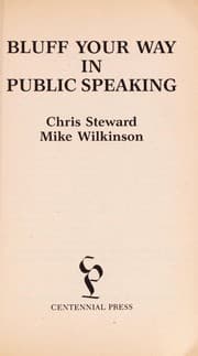 Tapa de Bluff your way in public speaking