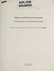 Tapa de Dams and the environment