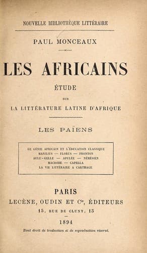 Tapa de Les Africains