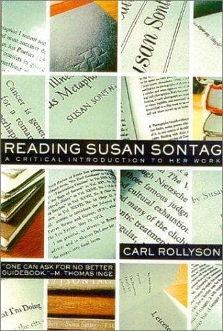 Tapa de Reading Susan Sontag