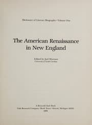 Tapa de The American renaissance in New England
