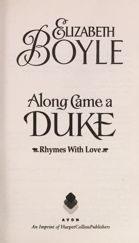Tapa de Along came a duke