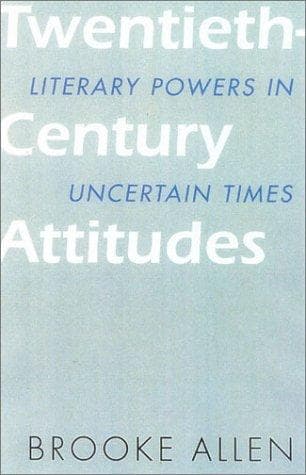 Tapa de Twentieth-century attitudes
