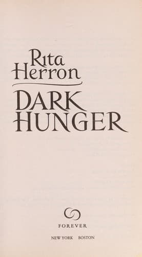 Tapa de Dark hunger