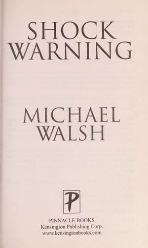 Tapa de Shock warning