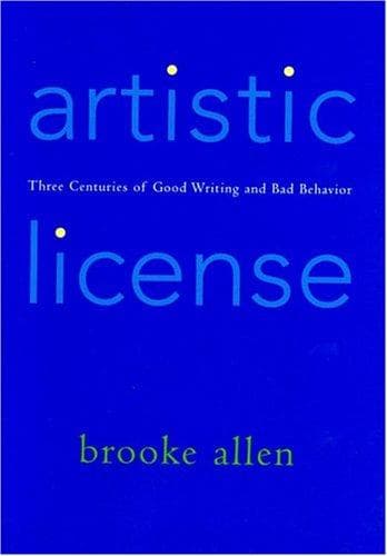 Tapa de Artistic license