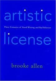 Tapa de Artistic license