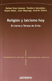 Tapa de Religión y laicismo hoy : en torno a Teresa de Ávila - 1. edición.