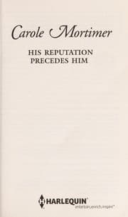 Tapa de His Reputation Precedes Him