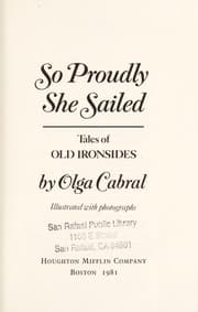 Tapa de So proudly she sailed