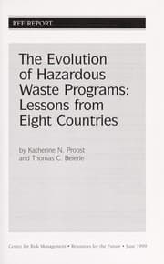 Tapa de The evolution of hazardous waste programs