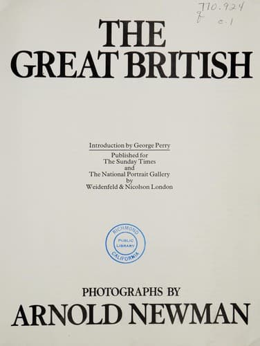 Tapa de The great British