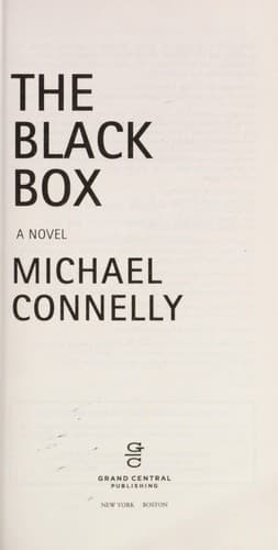 Tapa de The black box