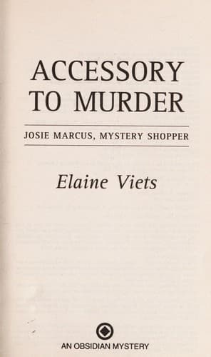Tapa de Accessory to murder