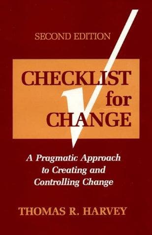 Tapa de Checklist for change