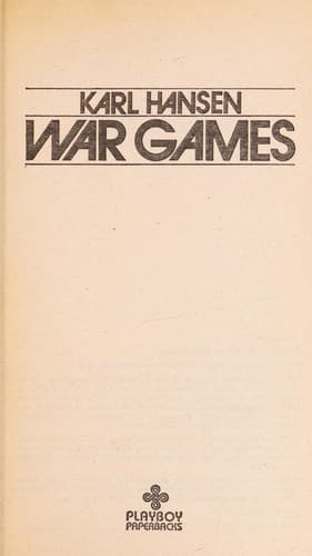 Tapa de War Games