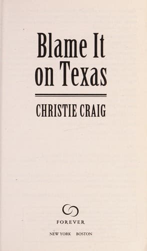 Tapa de Blame It on Texas