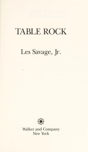 Tapa de Table rock