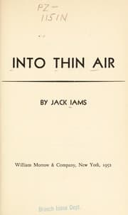 Tapa de Into thin air