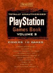 Tapa de Totally Unauthorized PlayStation Games Book, Volume 3