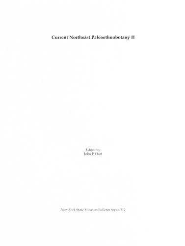 Tapa de Current Northeast paleoethnobotany